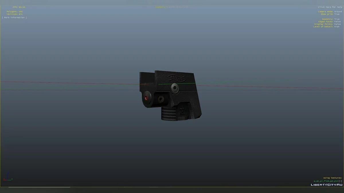 Walther P99 Flashlight = Silencer / GTA 5