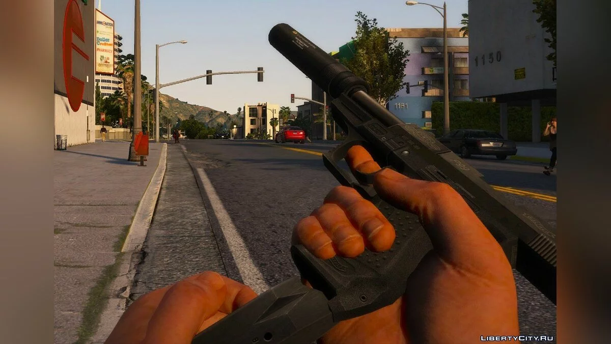Walther P99 Flashlight = Silencer / GTA 5