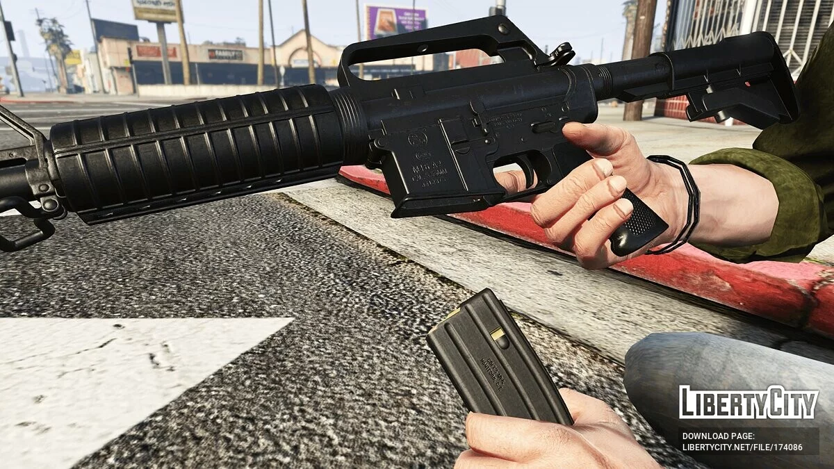 Colt CAR-15 [Анімований] / GTA 5