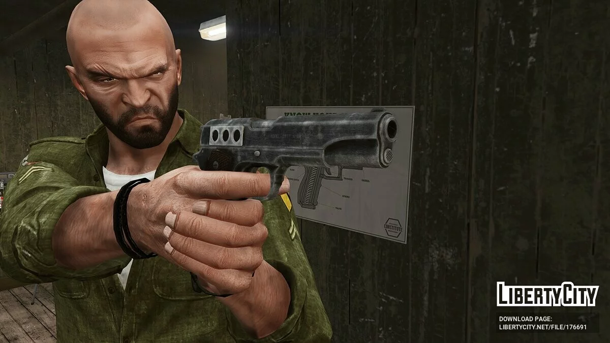 M1911 Pós-Apocalíptico 1.0 / GTA 5