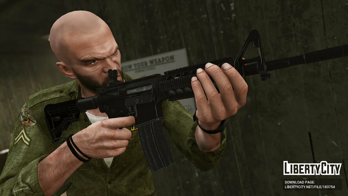 Colt M4A1 Carbine [Animasi] 1.1 / GTA 5