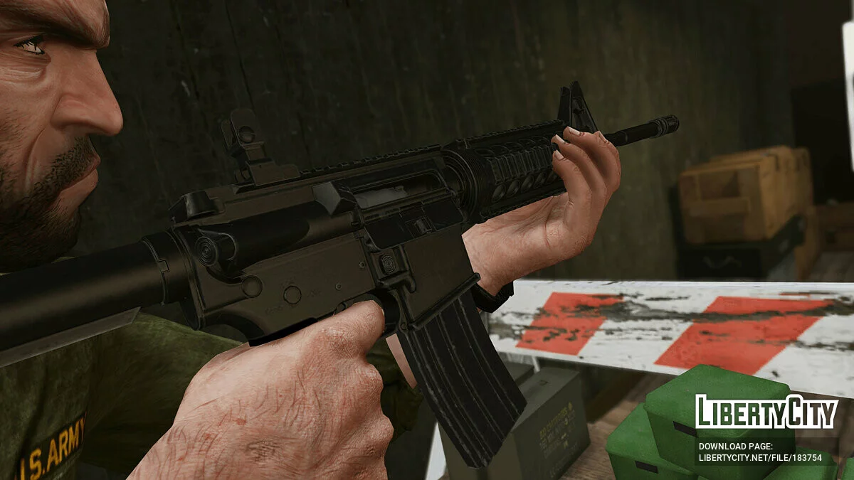 Colt M4A1 Carbine [Animasi] 1.1 / GTA 5