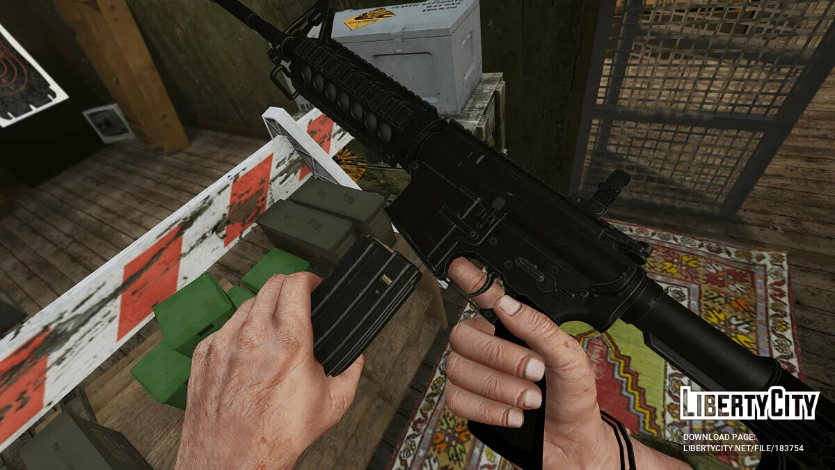 Colt M4A1 Carbine [Animasi] 1.1 / GTA 5
