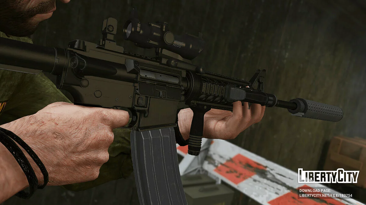 Colt M4A1 Carbine [Animasi] 1.1 / GTA 5