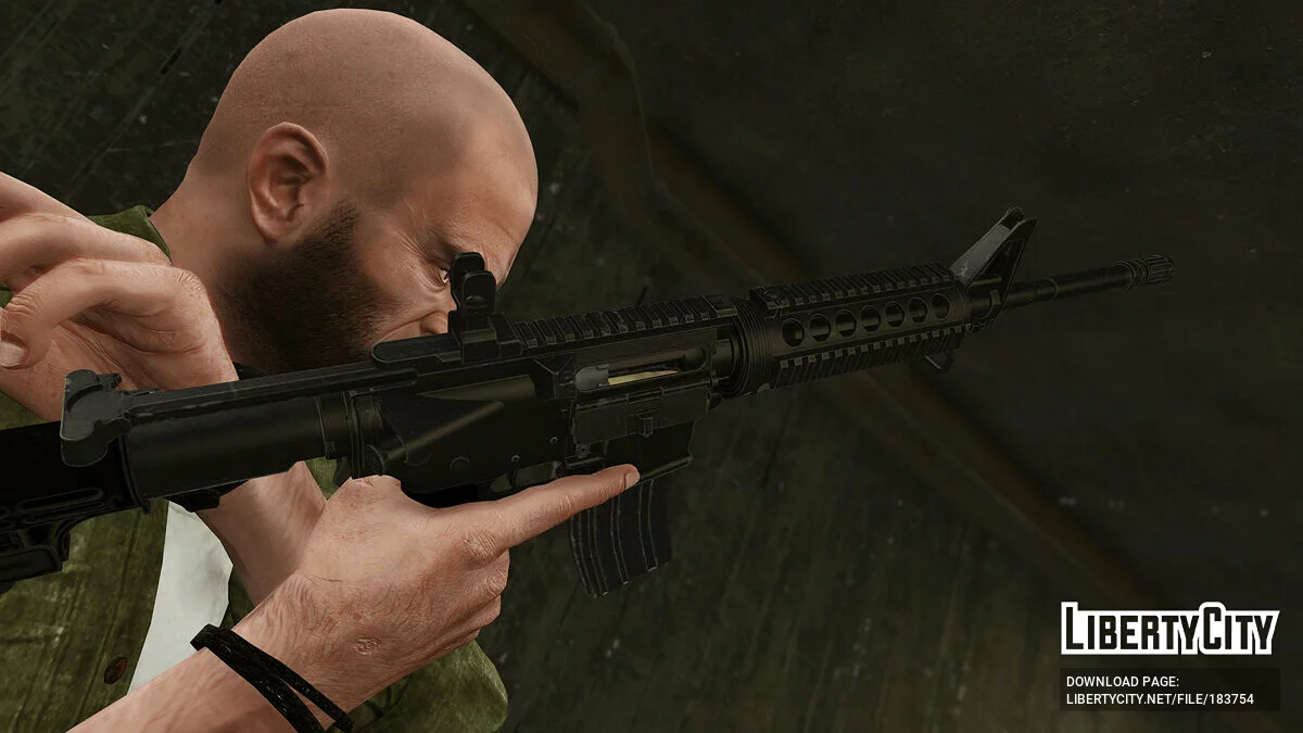 Colt M4A1 Carbine [Animasi] 1.1 / GTA 5