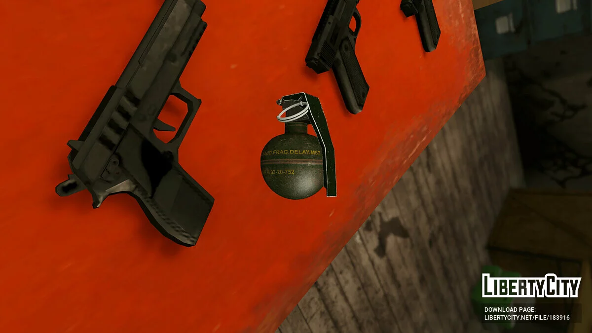 [INS2] M67 Fragmentation Grenade 1.0 / GTA 5