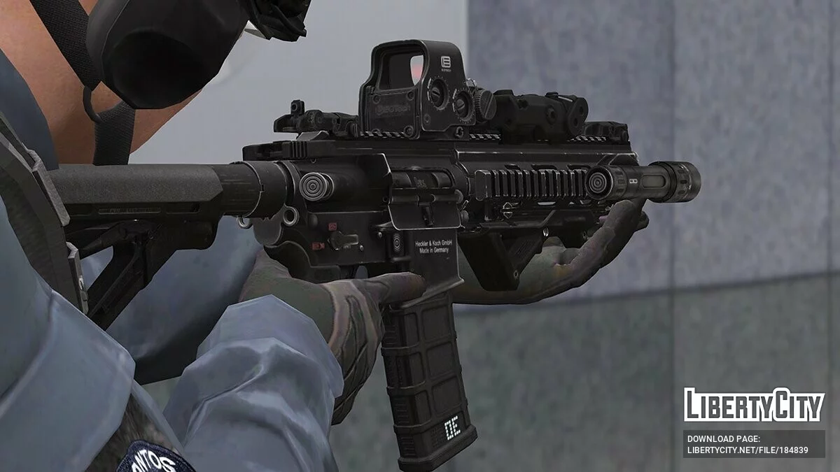 HK-416 dari Escape From Tarkov / GTA 5