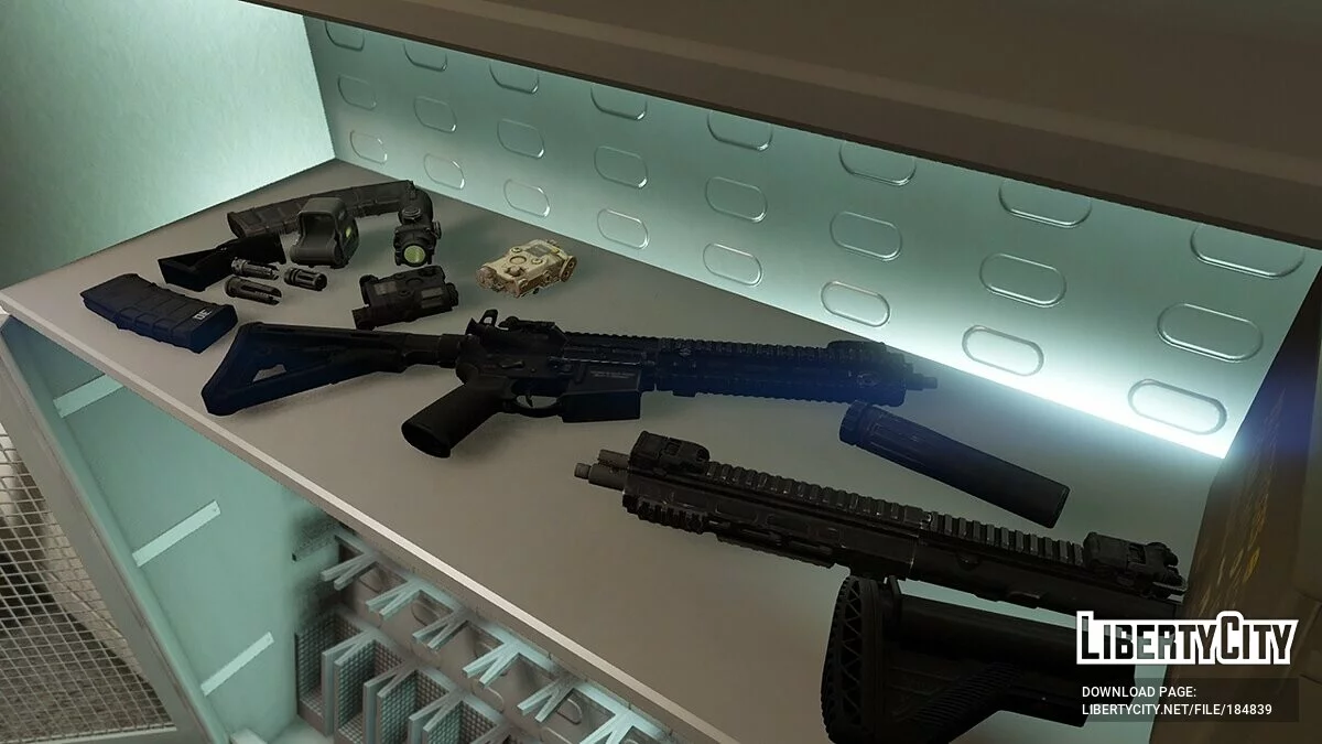 HK-416 dari Escape From Tarkov / GTA 5