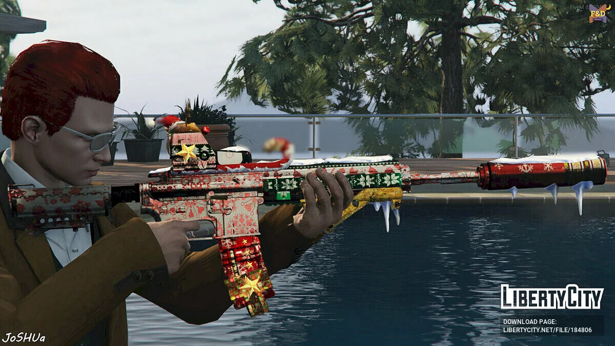 HK416 For Merry Christmas / GTA 5