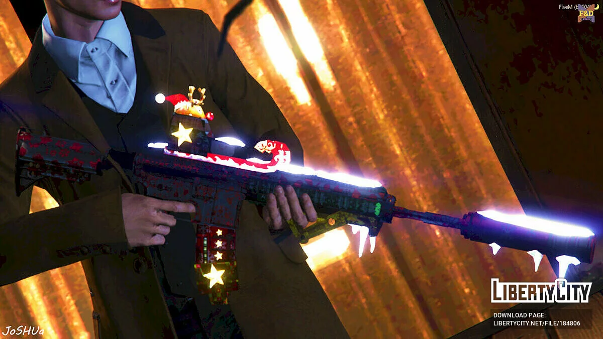 HK416 For Merry Christmas / GTA 5
