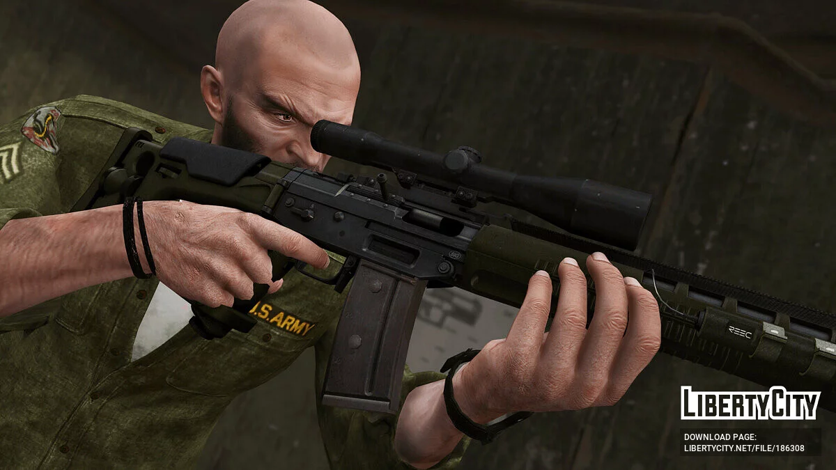 SIG 550-1 Sniper 1.1 / GTA 5