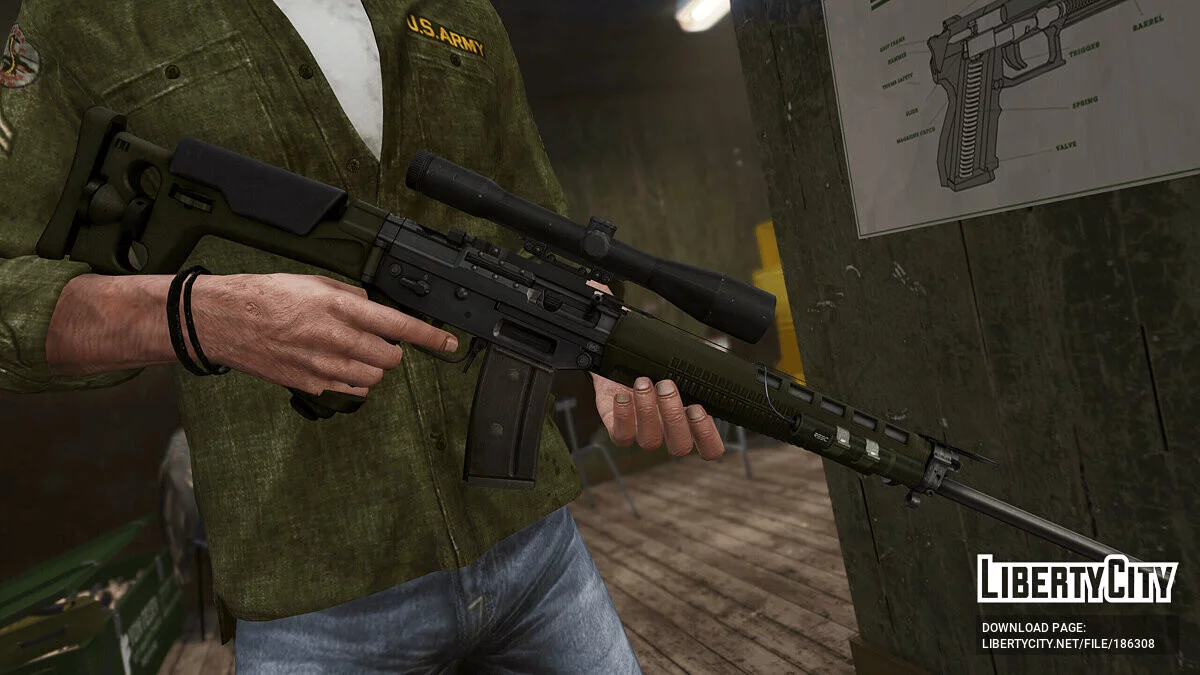 SIG 550-1 Sniper 1.1 / GTA 5