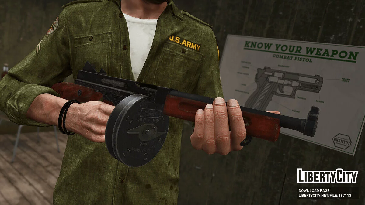 Thompson M1A1 1.0 / GTA 5