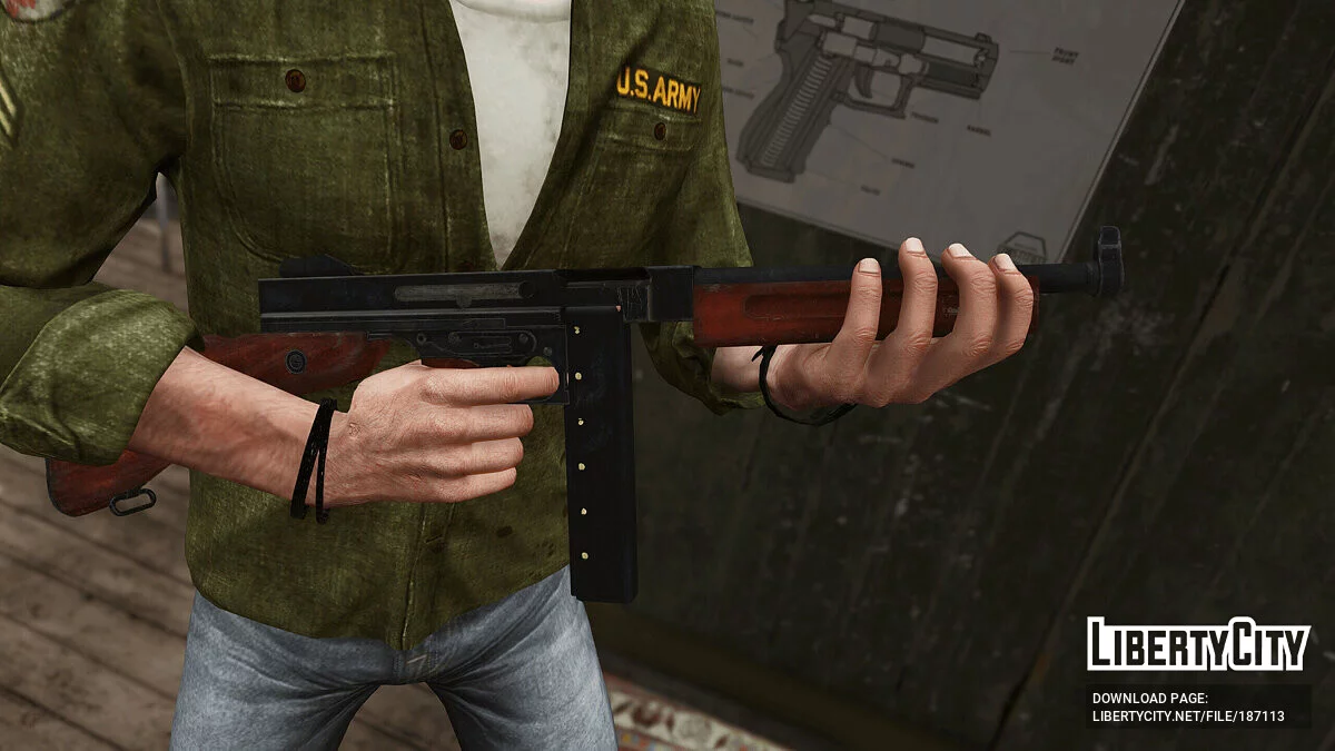 Thompson M1A1 1.0 / GTA 5