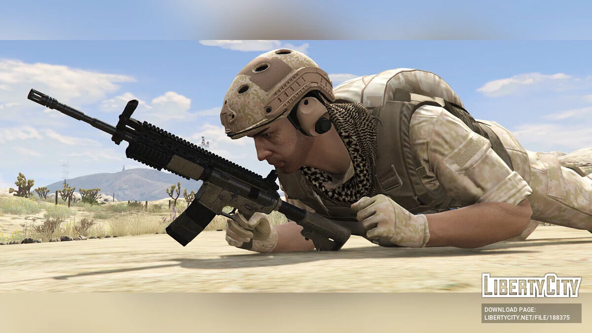 M4A1 dari Call of Duty: Modern Warfare 2 Remastered 1.0 / GTA 5
