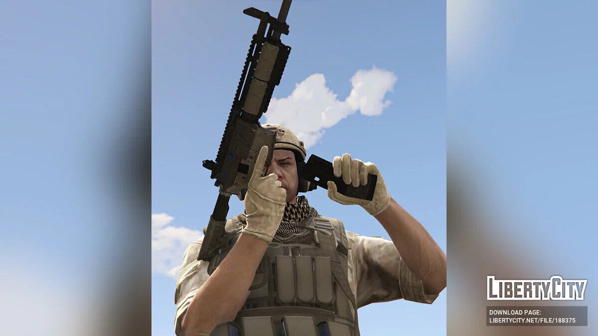 M4A1 dari Call of Duty: Modern Warfare 2 Remastered 1.0 / GTA 5