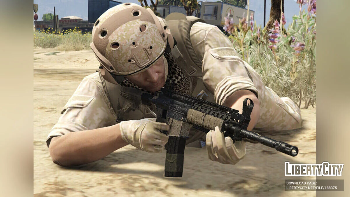 M4A1 dari Call of Duty: Modern Warfare 2 Remastered 1.0 / GTA 5