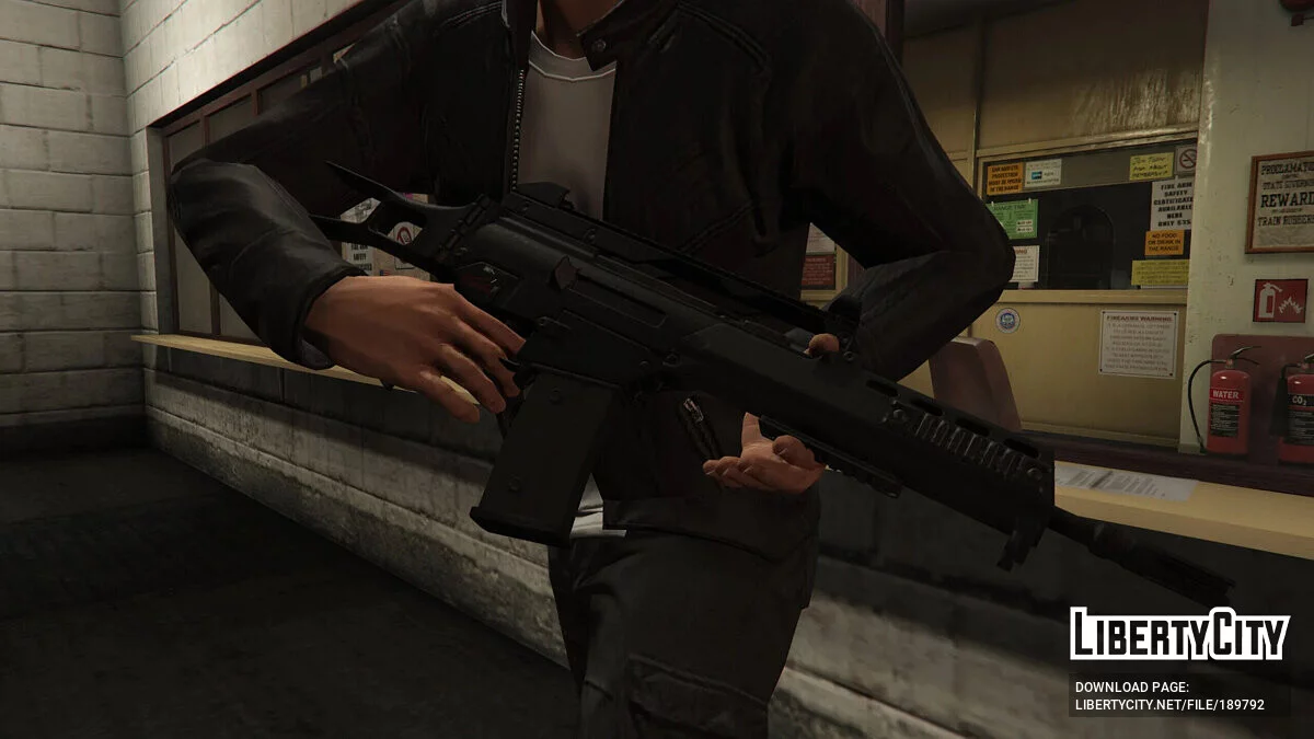 [INS:S] Heckler & Koch G36K [Remplacer | Animé] 1.0 / GTA 5