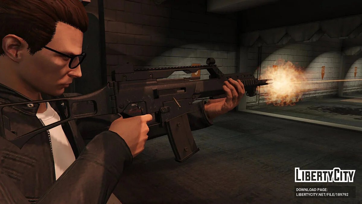 [INS:S] Heckler & Koch G36K [Remplacer | Animé] 1.0 / GTA 5