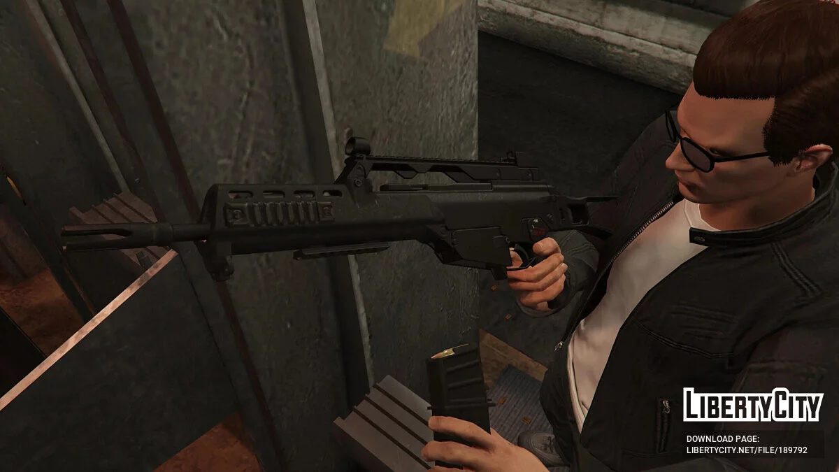 [INS:S] Heckler & Koch G36K [Remplacer | Animé] 1.0 / GTA 5