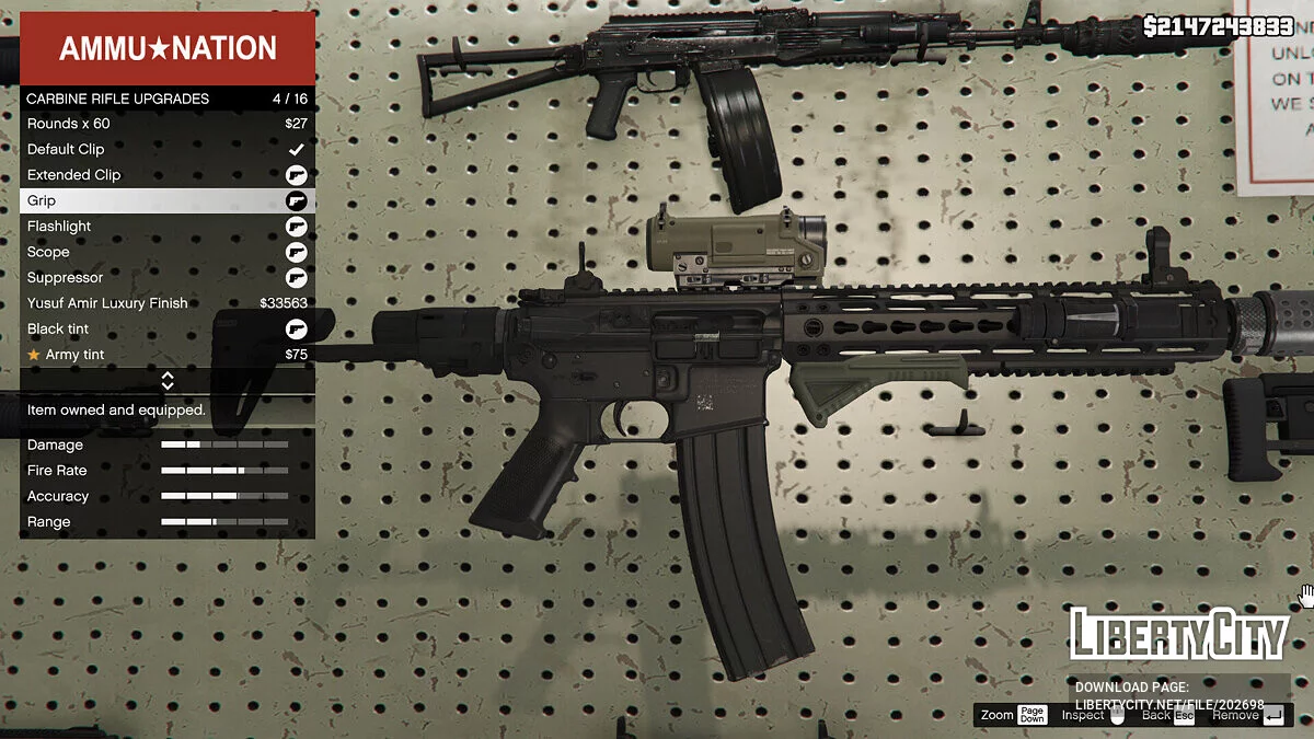 AR-15 Custom [Animated] 1.0 / GTA 5