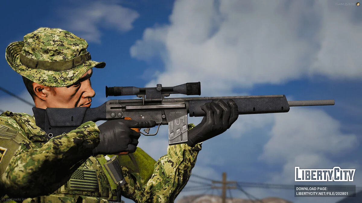 HK PSG-1 Rifle (FiveM + SP) / GTA 5