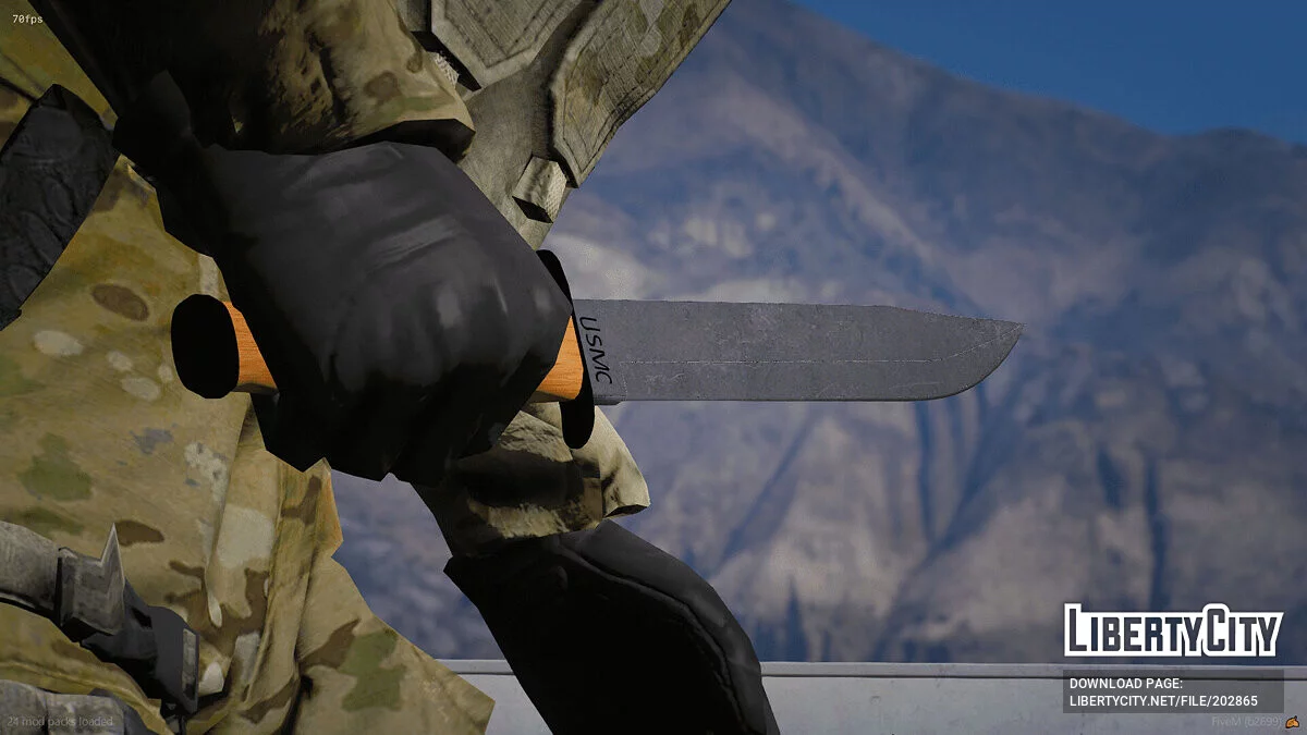 KA-BAR USMC Knife (FiveM + SP) / GTA 5