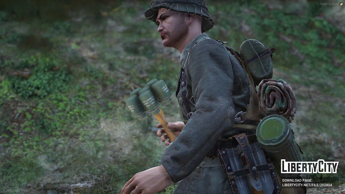 M24反坦克手榴弹（Stiehlhandgranate 24）[FiveM + SP] / GTA 5