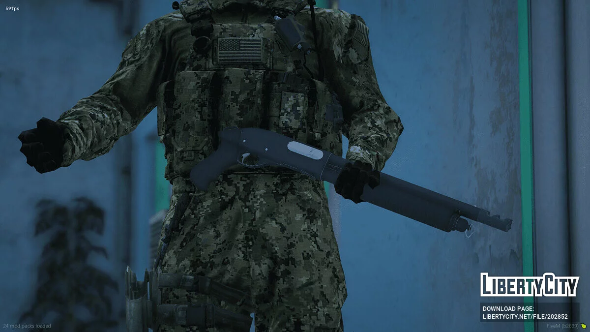 Remington 870 Breaching Shotgun [Animated] (FiveM + SP) / GTA 5