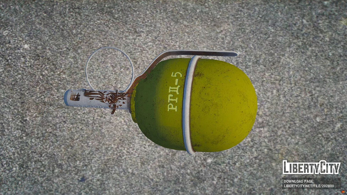 RGD-5 Grenade (FiveM + SP) / GTA 5