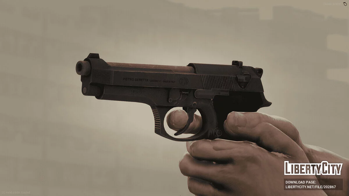 [RoN] Beretta 92FS (FiveM + SP) / GTA 5