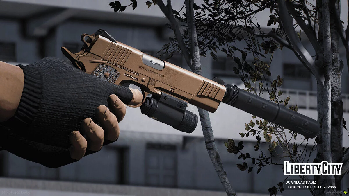 [RoN] Colt M45A1 CQBP (FiveM + SP) / GTA 5
