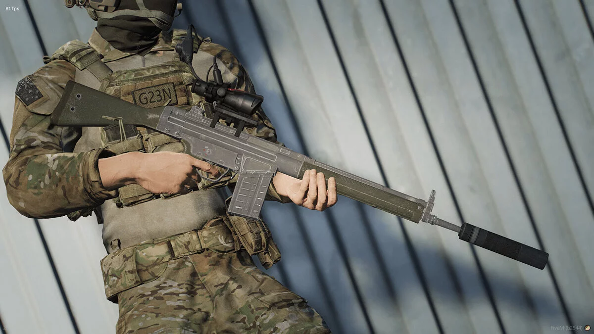 [RoN] G3A3 (2 versions) — FiveM + SP / GTA 5