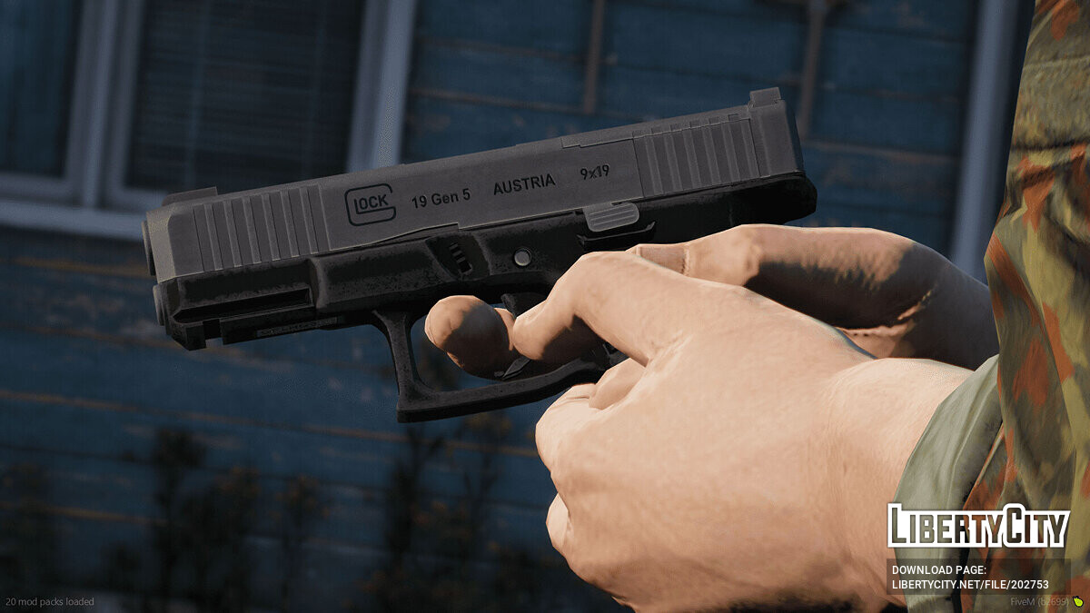 Download [RoN] Glock 19 Gen 5 (FiveM + SP) for GTA 5