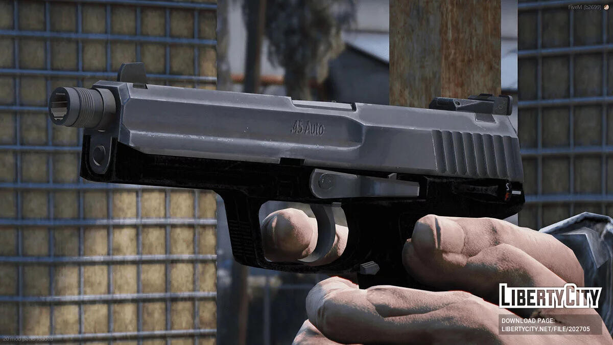 [RoN] H&K USP Tático (FiveM + SP) / GTA 5