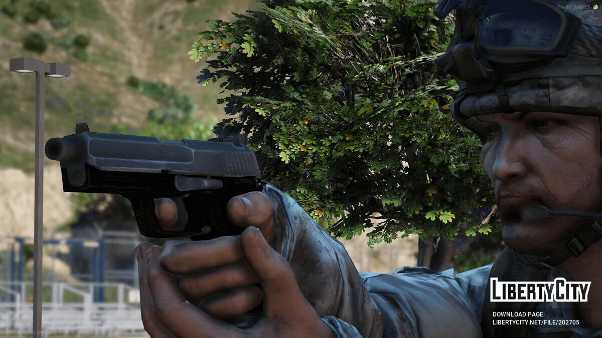 [RoN] H&K USP Tático (FiveM + SP) / GTA 5