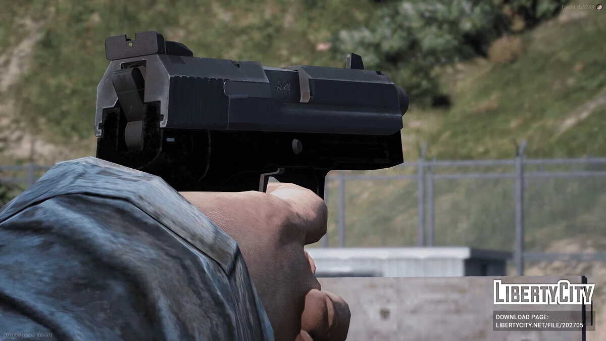 [RoN] H&K USP Tático (FiveM + SP) / GTA 5