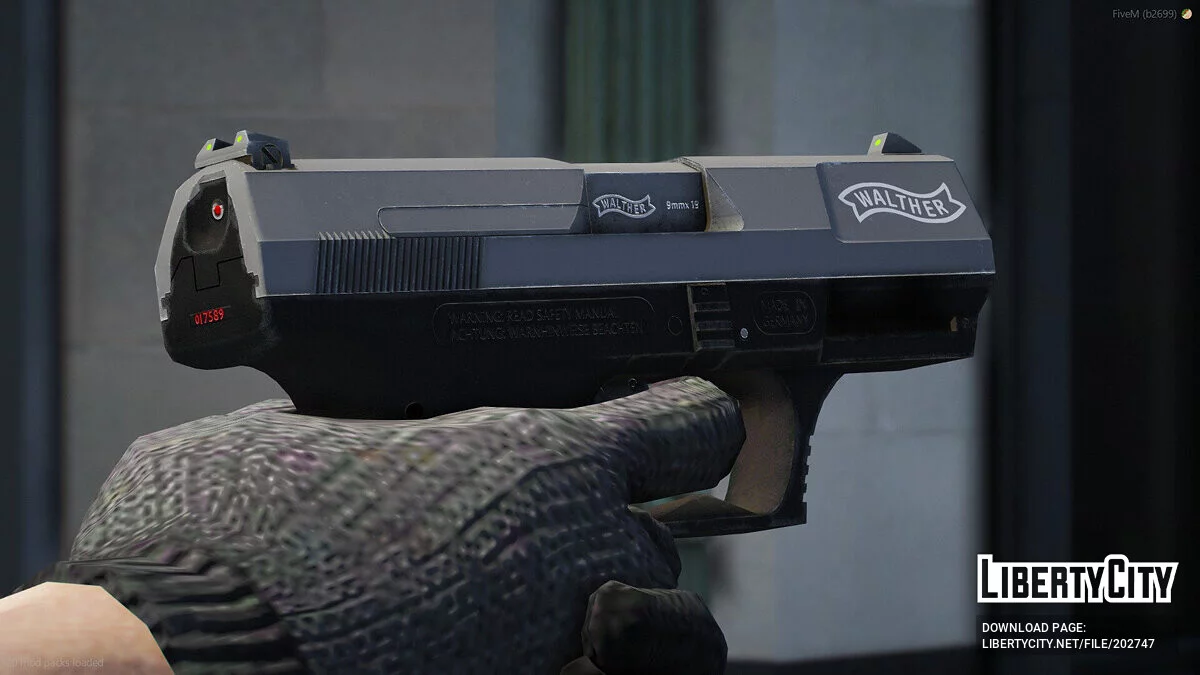 Walther P99 [Animado] (FiveM + SP) / GTA 5