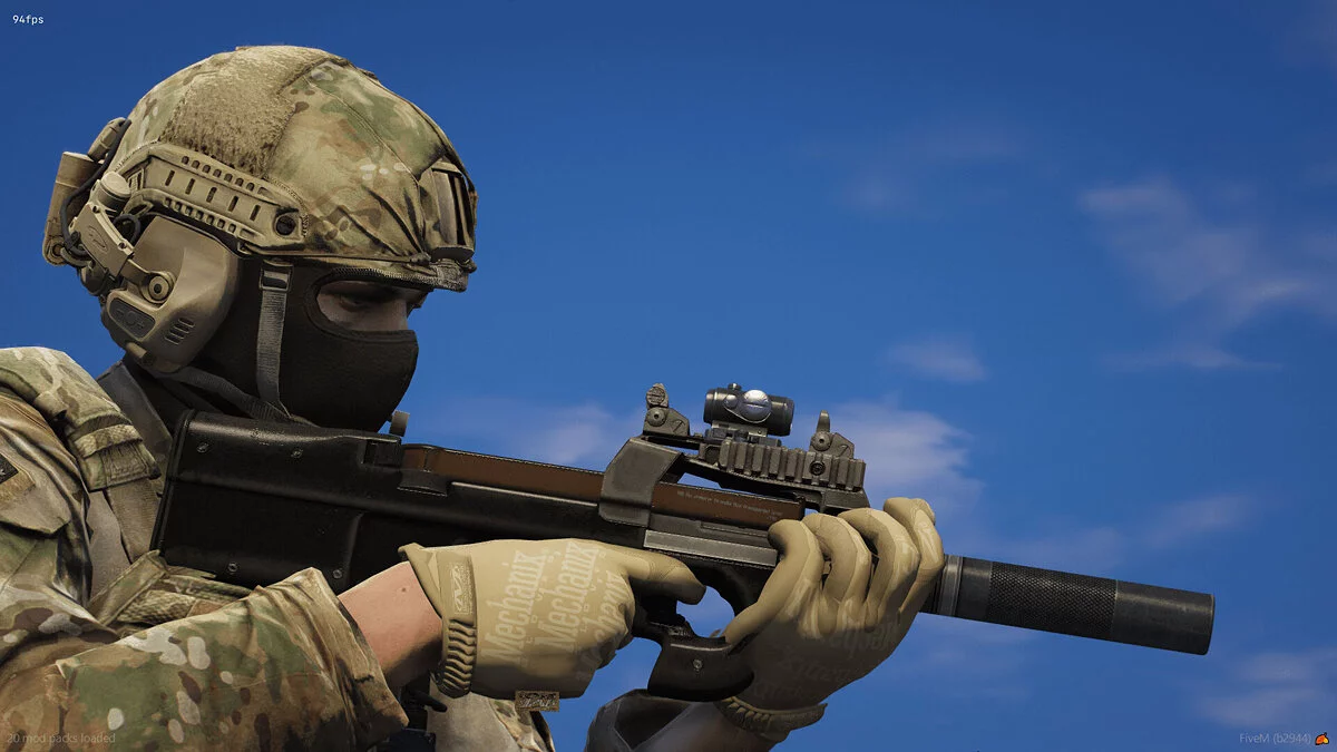 [Ron] FN P90 TR (2 versões) — FiveM + SP / GTA 5