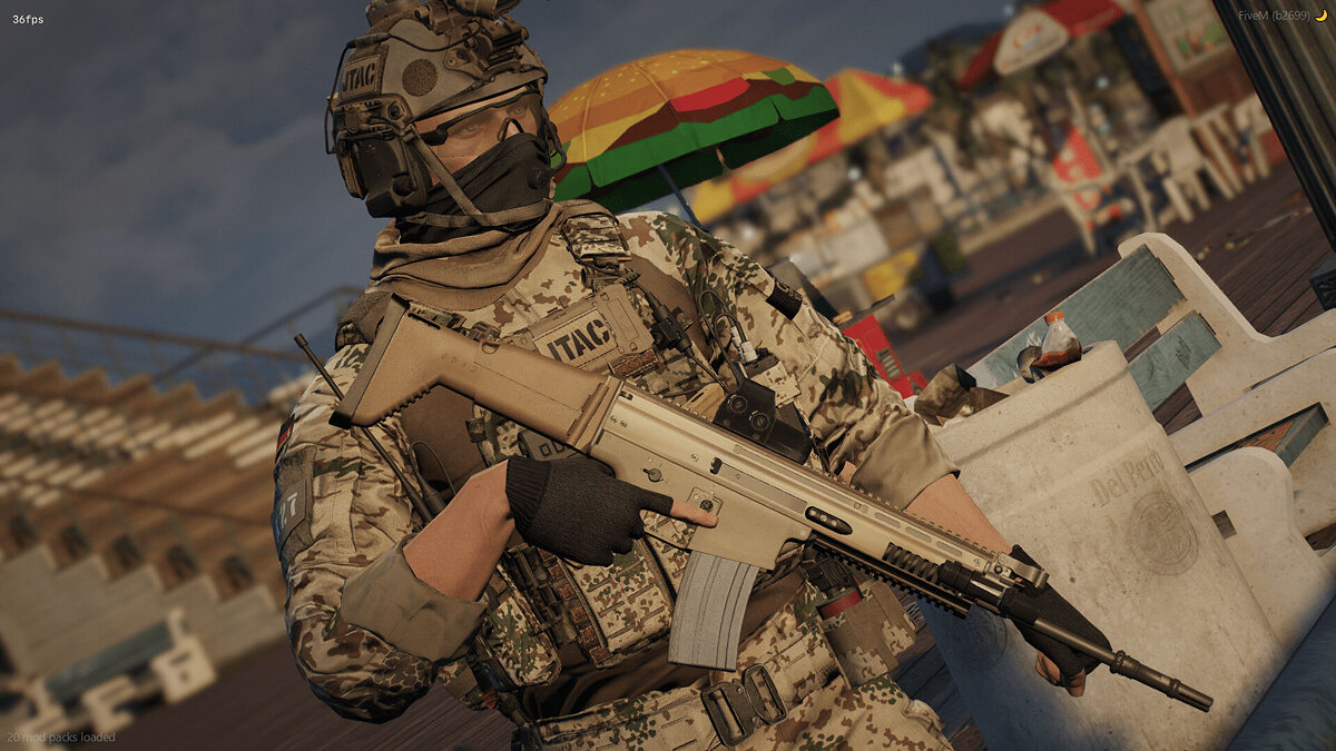 Download [RoN] FN SCAR-H (4 versions) – FiveM + SP for GTA 5