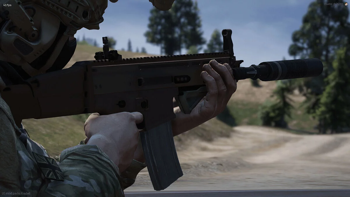 [RoN] FN SCAR-H (4 версии) — FiveM + SP / GTA 5