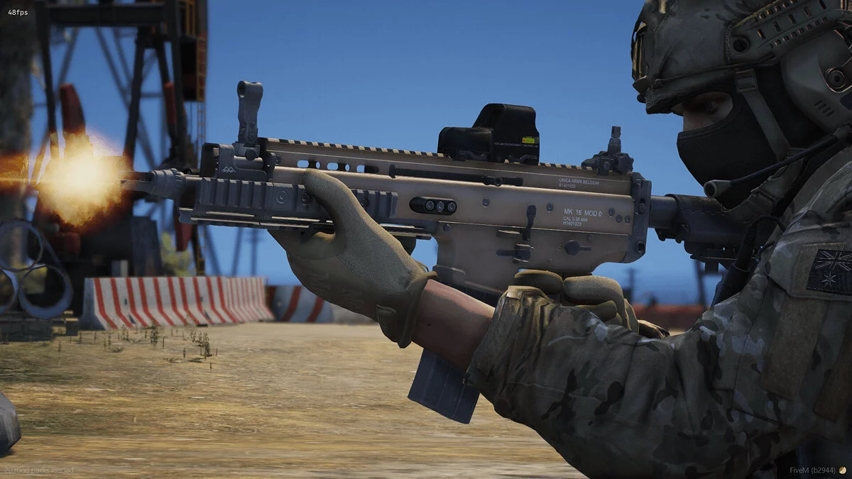 [RoN] FN SCAR-L CQC (2 версії) — FiveM + SP / GTA 5