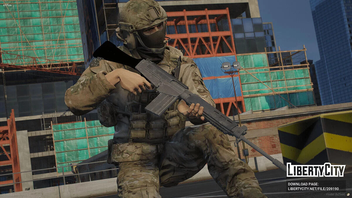 [RoN] FN FAL (Two Versions) / GTA 5