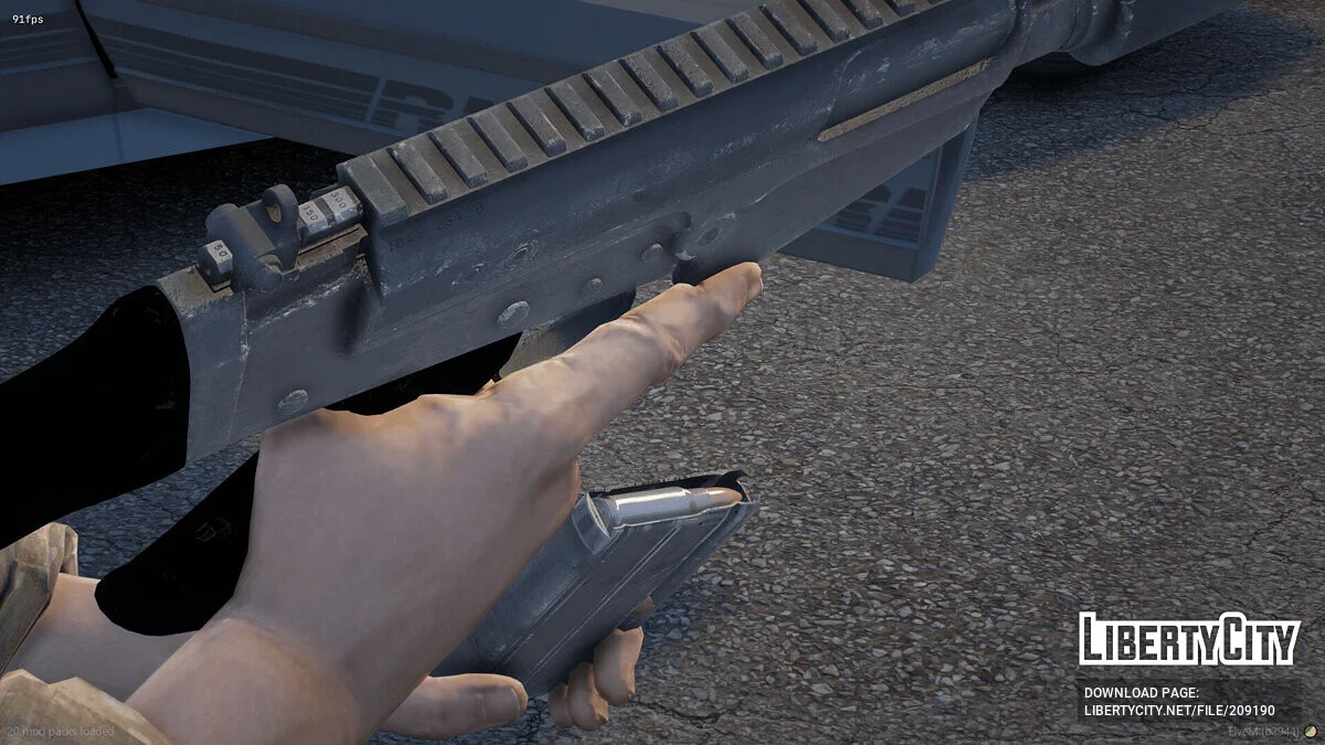 [RoN] FN FAL (Two Versions) / GTA 5