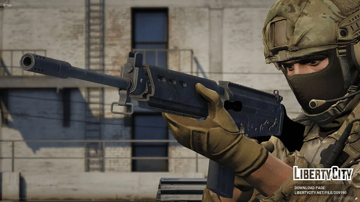 [RoN] FN FAL (Two Versions) / GTA 5