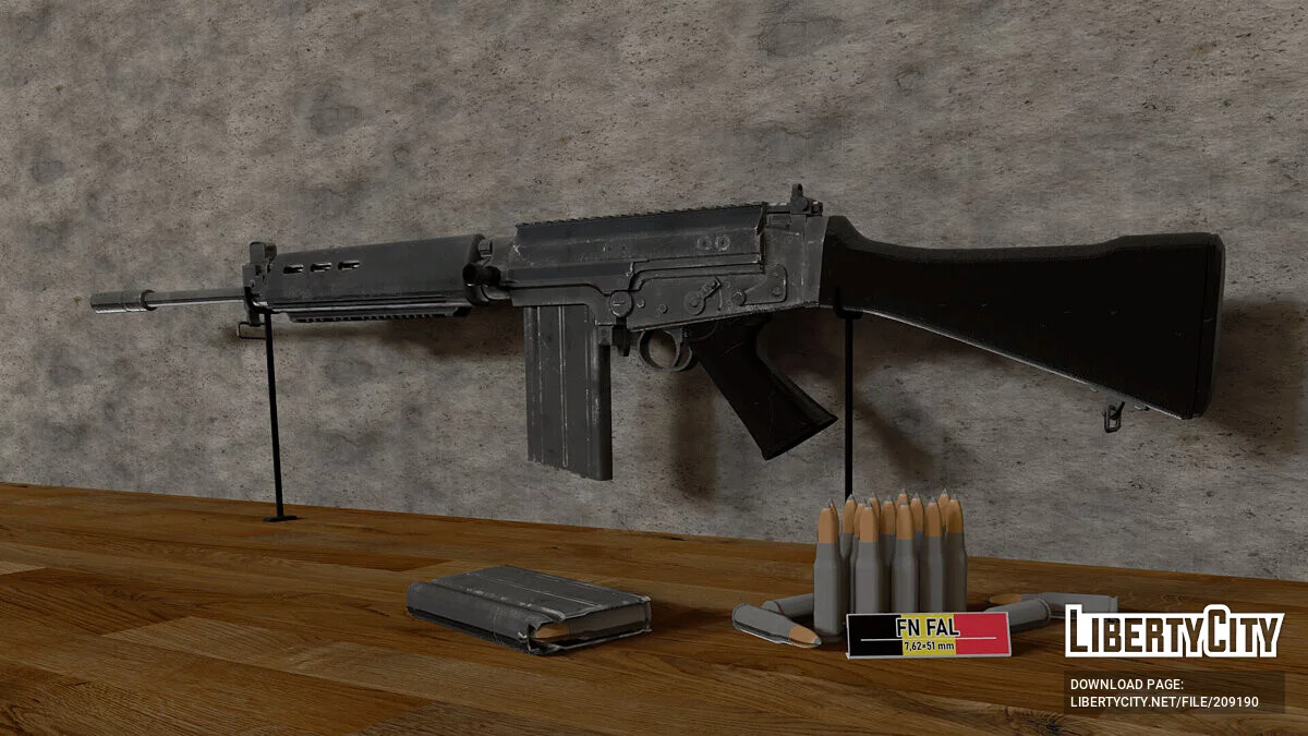 [RoN] FN FAL (Two Versions) / GTA 5