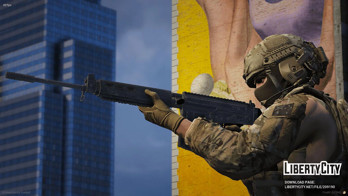 [RoN] FN FAL (Two Versions) / GTA 5