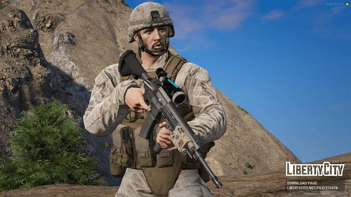 Heckler & Koch M27 IAR 1.0 / GTA 5