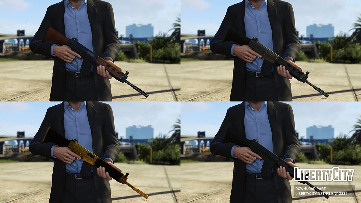 Battle Rifle Wood Finish [Replace] 1.2 / GTA 5