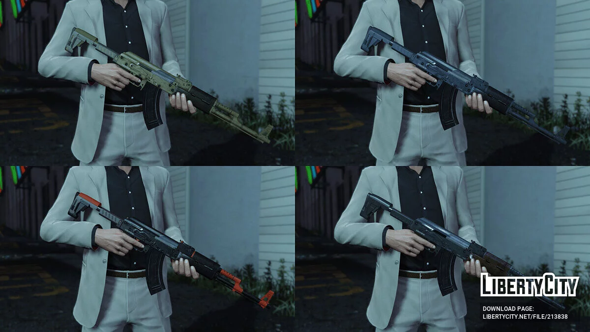 Fuzil de Assalto Custom Shrewsbury [Substituir] 1.3 / GTA 5